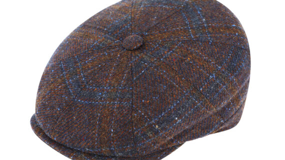 8-Panel Cap gemustert mit Steg – hochwertige Kopfbedeckung von Fiebig bei Hut Factory Schweiz