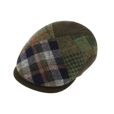 Flatcap 4-Panel Wolle gemustert – hochwertige Kopfbedeckung von Fiebig bei Hut Factory Schweiz