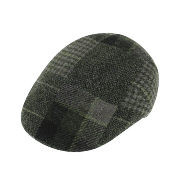 Flatcap Wolle Patchwork – hochwertige Kopfbedeckung von Fiebig bei Hut Factory Schweiz