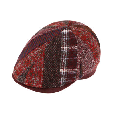 Flatcap Schurwolle Patchwork – hochwertige Kopfbedeckung von Fiebig bei Hut Factory Schweiz