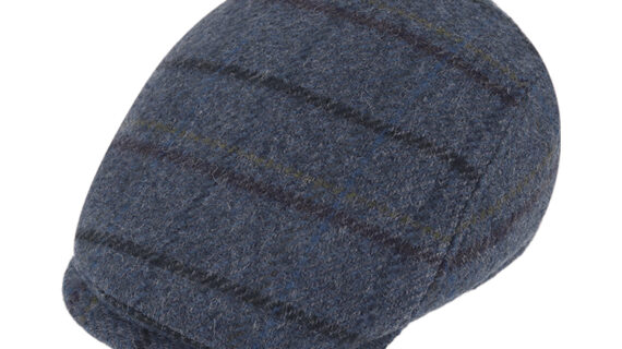 Flatcap Wolle mehrfarbiges Karomuster – hochwertige Kopfbedeckung von Fiebig bei Hut Factory Schweiz