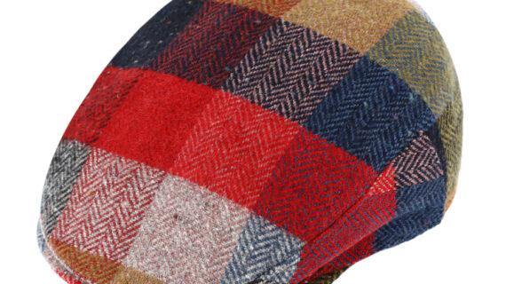 Flatcap Wolle Fischgrät-Karo – hochwertige Kopfbedeckung von Fiebig bei Hut Factory Schweiz