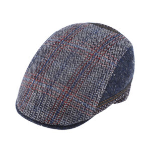 Flatcap Fischgrät mit Detailnähten – hochwertige Kopfbedeckung von Fiebig bei Hut Factory Schweiz