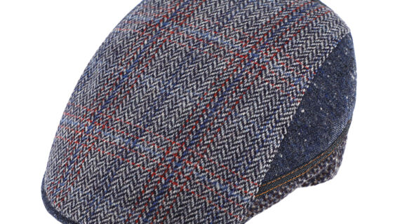 Flatcap Fischgrät mit Detailnähten – hochwertige Kopfbedeckung von Fiebig bei Hut Factory Schweiz