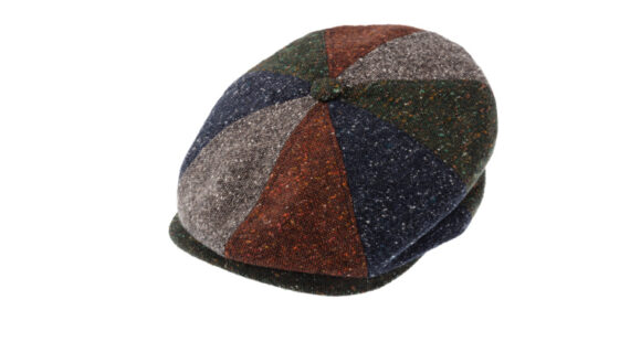 8-Panel Cap Wolle Panels mehrfarbig und melange – hochwertige Kopfbedeckung von Fiebig bei Hut Factory Schweiz