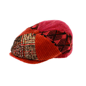 8-Panel Cap Wolle Patchwork mit Steg – hochwertige Kopfbedeckung von Fiebig bei Hut Factory Schweiz