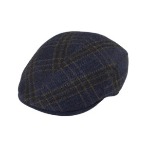 Flatcap Schurwolle Fischgrät meliert – hochwertige Kopfbedeckung von Fiebig bei Hut Factory Schweiz