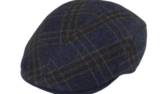 Flatcap Schurwolle Fischgrät meliert – hochwertige Kopfbedeckung von Fiebig bei Hut Factory Schweiz