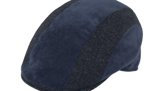 Flatcap Längspanel Kord und meliert – hochwertige Kopfbedeckung von Fiebig bei Hut Factory Schweiz