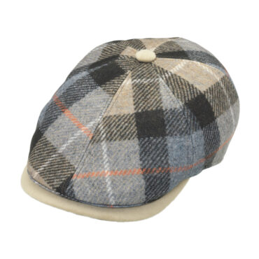 6-Panel Cap Wolle Karomuster – hochwertige Kopfbedeckung von Fiebig bei Hut Factory Schweiz