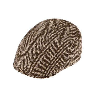 Flatcap Wollmix herringbone – hochwertige Kopfbedeckung von Fiebig bei Hut Factory Schweiz