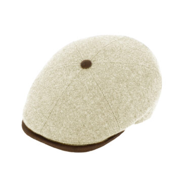 6-Panel Cap Schurwolle mit Kunstledereinfass – hochwertige Kopfbedeckung von Fiebig bei Hut Factory Schweiz