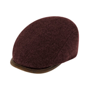 Flatcap Schurwolle uni
