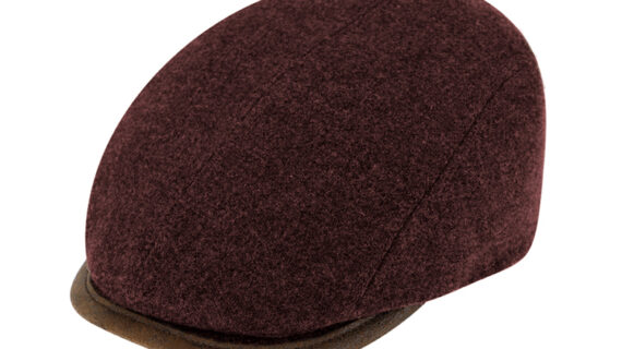 Flatcap Schurwolle uni