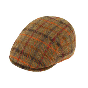 Flatcap Harris Tweed Karo – hochwertige Kopfbedeckung von Fiebig bei Hut Factory Schweiz