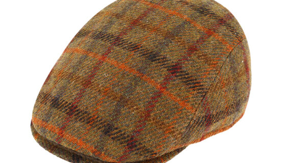 Flatcap Harris Tweed Karo – hochwertige Kopfbedeckung von Fiebig bei Hut Factory Schweiz