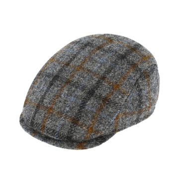 Flatcap Harris Tweed Karo – hochwertige Kopfbedeckung von Fiebig bei Hut Factory Schweiz