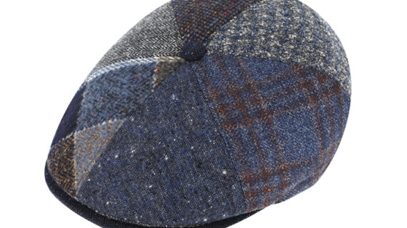 6-Panel Cap Schurwolle Patchwork – hochwertige Kopfbedeckung von Fiebig bei Hut Factory Schweiz