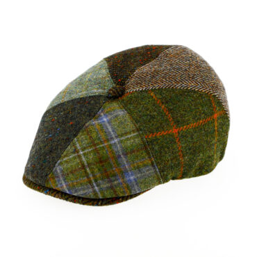 6-Panel Cap Schurwolle Patchwork – hochwertige Kopfbedeckung von Fiebig bei Hut Factory Schweiz