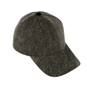 Baseballcap Wolle Fischgraet – hochwertige Kopfbedeckung von Fiebig bei Hut Factory Schweiz