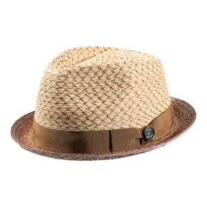 Sommerhut Trilby in Bronze mit Risa Qualitätsschleife|