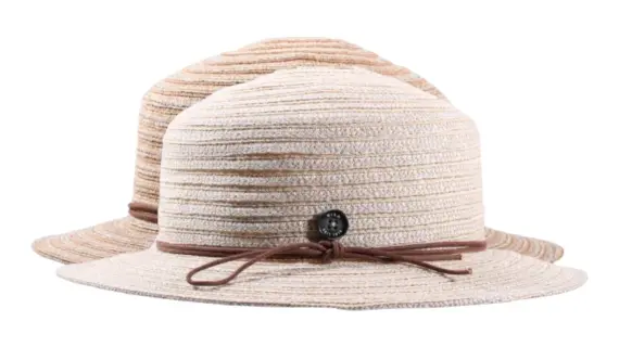 Sommerhut Cloche aus Leinen-Hanf in Hellbeige mit brauner Kordel|Sommerhut Cloche aus Leinen-Hanf in Hellbeige mit brauner Kordel|Sommerhut Cloche aus Leinen-Hanf in Hellbeige mit brauner Kordel|||