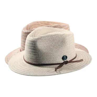 Fedora Sommerhut aus Leinen-Hanf-Mix in Beige|Fedora Sommerhut aus Leinen-Hanf-Mix in Beige|Fedora Sommerhut aus Leinen-Hanf-Mix in Beige|||