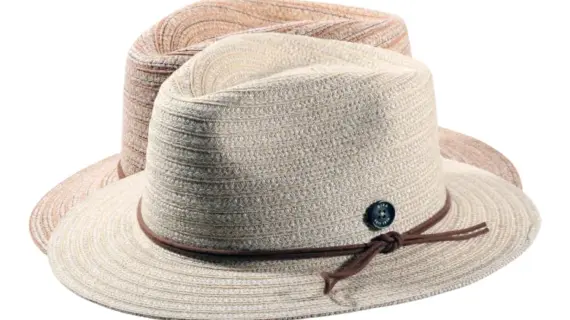 Fedora Sommerhut aus Leinen-Hanf-Mix in Beige|Fedora Sommerhut aus Leinen-Hanf-Mix in Beige|Fedora Sommerhut aus Leinen-Hanf-Mix in Beige|||