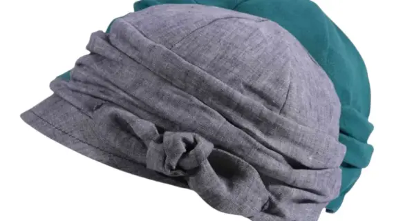 Ballonmütze aus Leinen für Damen und Mädchen in Schwarz meliert oder Petrol mit Schleifendetail|Ballonmütze aus Leinen für Damen und Mädchen in Schwarz meliert oder Petrol mit Schleifendetail|Ballonmütze aus Leinen für Damen und Mädchen in Schwarz meliert oder Petrol mit Schleifendetail|||