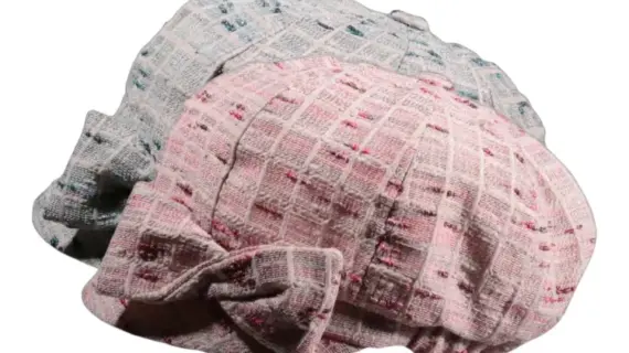 Ballonmütze für Kinder mit Karomuster und Schleife in Rosa oder Türkis|Ballonmütze für Kinder mit Karomuster und Schleife in Rosa oder Türkis|Ballonmütze für Kinder mit Karomuster und Schleife in Rosa oder Türkis|||