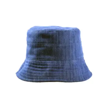 Sommerhut im Bucket-Stil aus Jeansstoff in Blau||Sommerhut im Bucket-Stil aus Jeansstoff in Blau