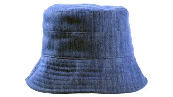 Sommerhut im Bucket-Stil aus Jeansstoff in Blau||Sommerhut im Bucket-Stil aus Jeansstoff in Blau