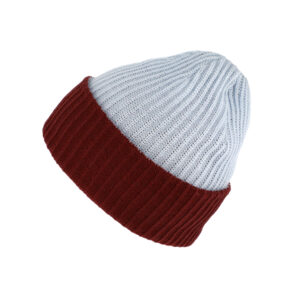 Strickmütze Beanie breite Rippe wendbar mit Umschlag – hochwertige Kopfbedeckung von Fiebig bei Hut Factory Schweiz