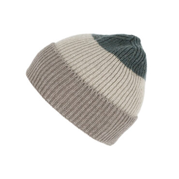 Strickmütze dreifarbig recycelt – hochwertige Kopfbedeckung von Fiebig bei Hut Factory Schweiz