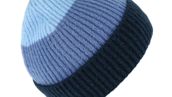 Strickmütze dreifarbig mit Umschlag – hochwertige Kopfbedeckung von Fiebig bei Hut Factory Schweiz