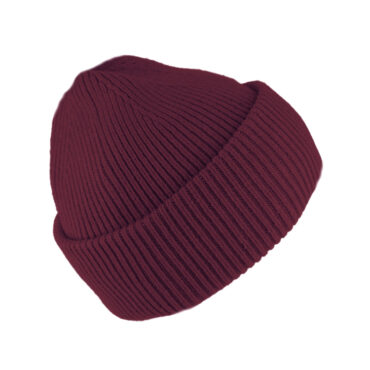 Strickbeanie gerippt mit Umschlag uni – hochwertige Kopfbedeckung von Fiebig bei Hut Factory Schweiz
