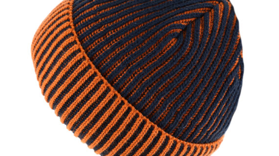 Strickbeanie zweifarbig gerippt mit Umschlag – hochwertige Kopfbedeckung von Fiebig bei Hut Factory Schweiz