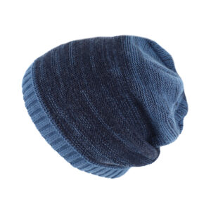 Strickbeanie melange mit Rippbund – hochwertige Kopfbedeckung von Fiebig bei Hut Factory Schweiz