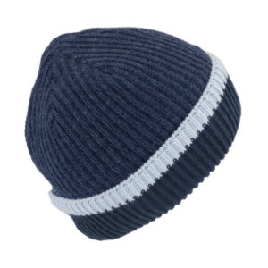 Strickbeanie mit zweifarbigem Umschlag – hochwertige Kopfbedeckung von Fiebig bei Hut Factory Schweiz