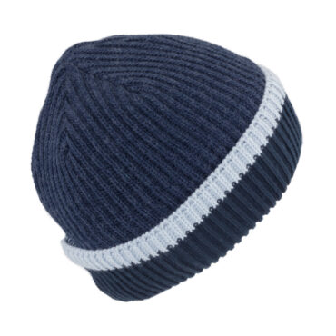 Strickbeanie mit zweifarbigem Umschlag – hochwertige Kopfbedeckung von Fiebig bei Hut Factory Schweiz