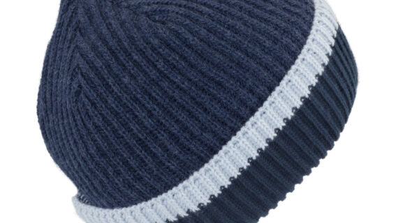 Strickbeanie mit zweifarbigem Umschlag – hochwertige Kopfbedeckung von Fiebig bei Hut Factory Schweiz