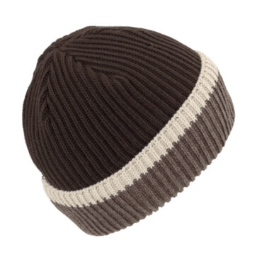 Strickbeanie mit zweifarbigem Umschlag – hochwertige Kopfbedeckung von Fiebig bei Hut Factory Schweiz