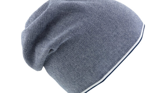 Strickbeanie zweifarbig melange – hochwertige Kopfbedeckung von Fiebig bei Hut Factory Schweiz