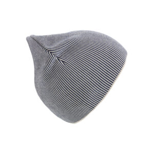 Strickbeanie zweifarbig gestreift – hochwertige Kopfbedeckung von Fiebig bei Hut Factory Schweiz