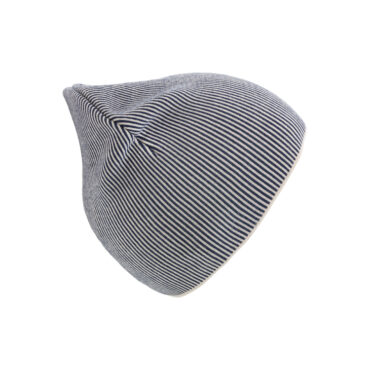 Strickbeanie zweifarbig gestreift – hochwertige Kopfbedeckung von Fiebig bei Hut Factory Schweiz