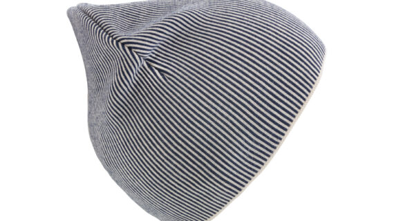 Strickbeanie zweifarbig gestreift – hochwertige Kopfbedeckung von Fiebig bei Hut Factory Schweiz