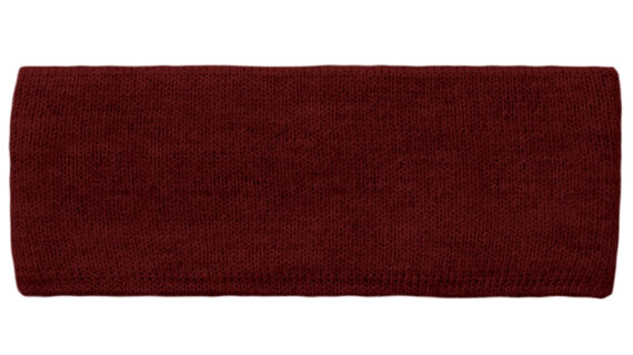 Strickstirnband uni mit Baumwollfutter