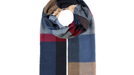 Schal großes Karomuster – hochwertige Kopfbedeckung von Fiebig bei Hut Factory Schweiz