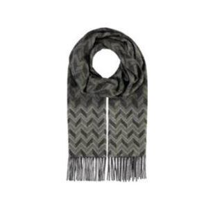 Cashmink Schal gemustert – hochwertige Kopfbedeckung von Fiebig bei Hut Factory Schweiz