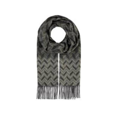 Cashmink Schal gemustert – hochwertige Kopfbedeckung von Fiebig bei Hut Factory Schweiz